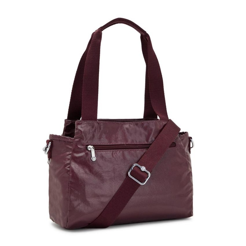 Burgundy Kipling Elysia Metallic Handbags | UAE-K1812P