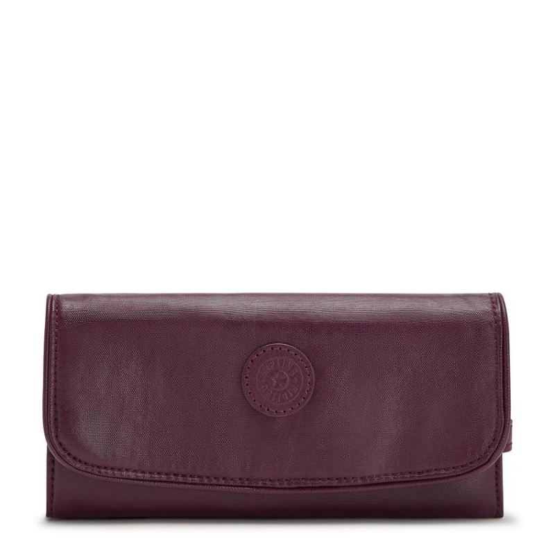 Burgundy Kipling Money Land Toiletry Bags | UAE-K2078G