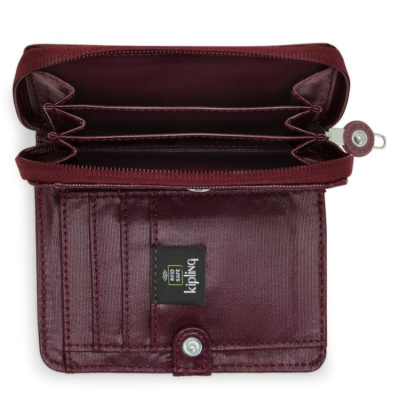 Burgundy Kipling Money Love Shoulder Bags | UAE-K1978G