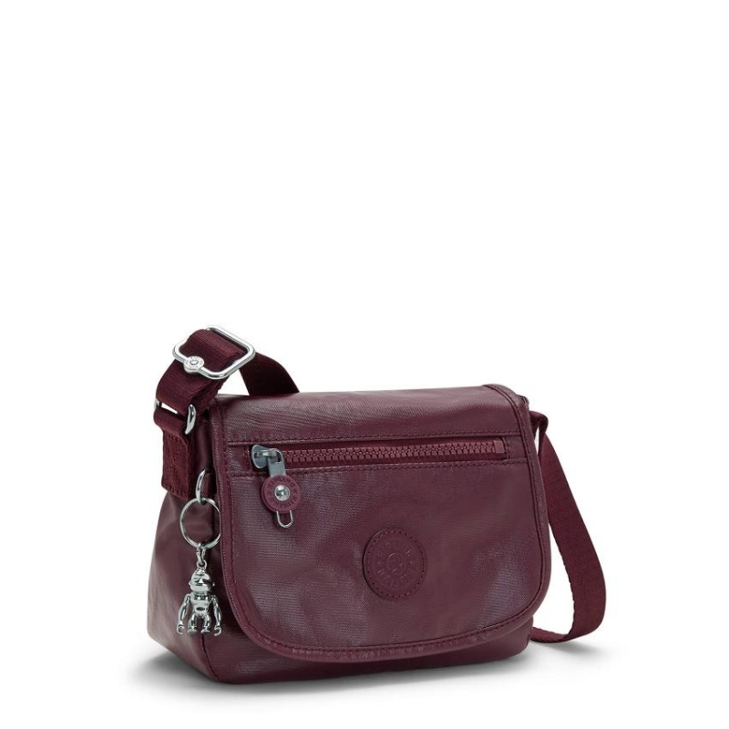 Burgundy Kipling Sabian Crossbody Bags | UAE-K1686F