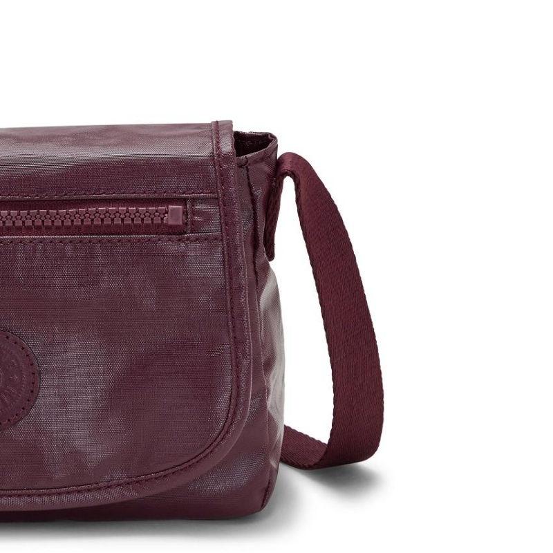 Burgundy Kipling Sabian Crossbody Bags | UAE-K1686F