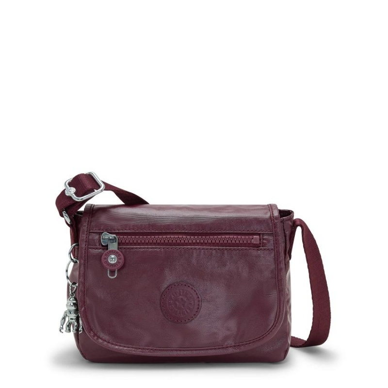 Burgundy Kipling Sabian Crossbody Bags | UAE-K1686F