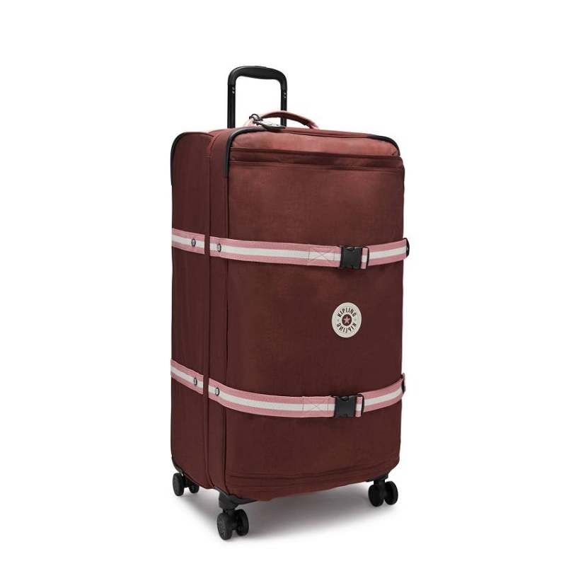 Burgundy Kipling Spontaneous Large Rolling Luggage | UAE-K2040W