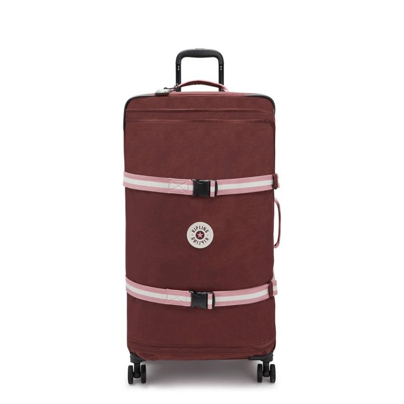 Burgundy Kipling Spontaneous Large Rolling Luggage | UAE-K2040W