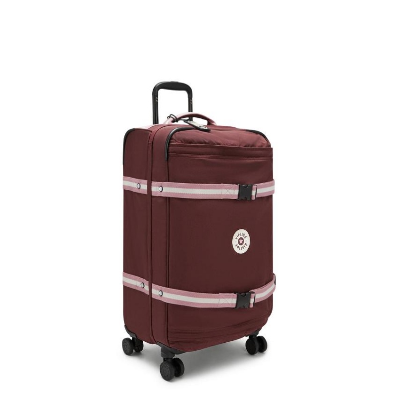 Burgundy Kipling Spontaneous Medium Carry On Luggage | UAE-K2030P