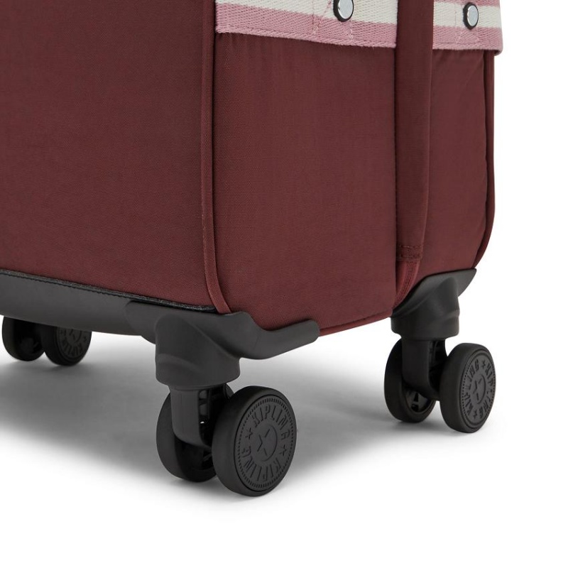 Burgundy Kipling Spontaneous Medium Carry On Luggage | UAE-K2030P