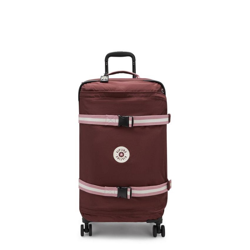 Burgundy Kipling Spontaneous Medium Carry On Luggage | UAE-K2030P