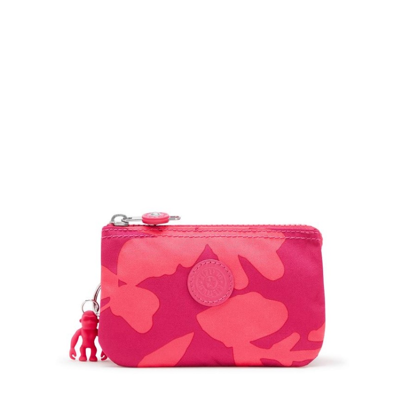 Coral Flower Kipling Creativity Small Makeup Bags | UAE-K1127S