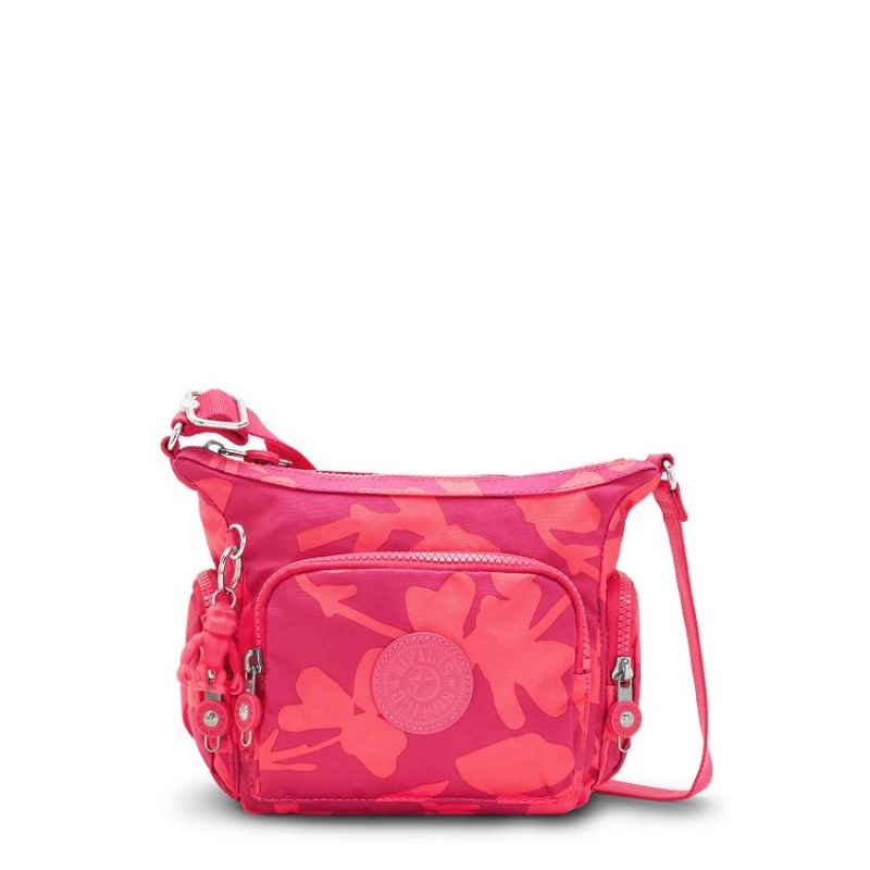 Coral Flower Kipling Gabbie Mini Crossbody Bags | UAE-K1581S