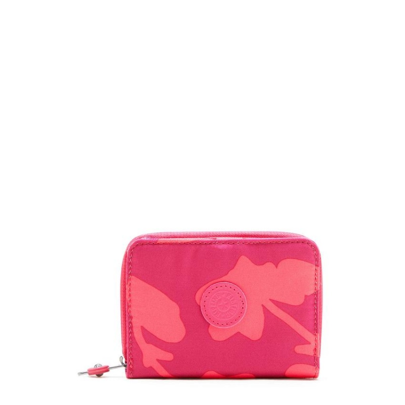 Coral Flower Kipling Money Love Wallets | UAE-K1181N