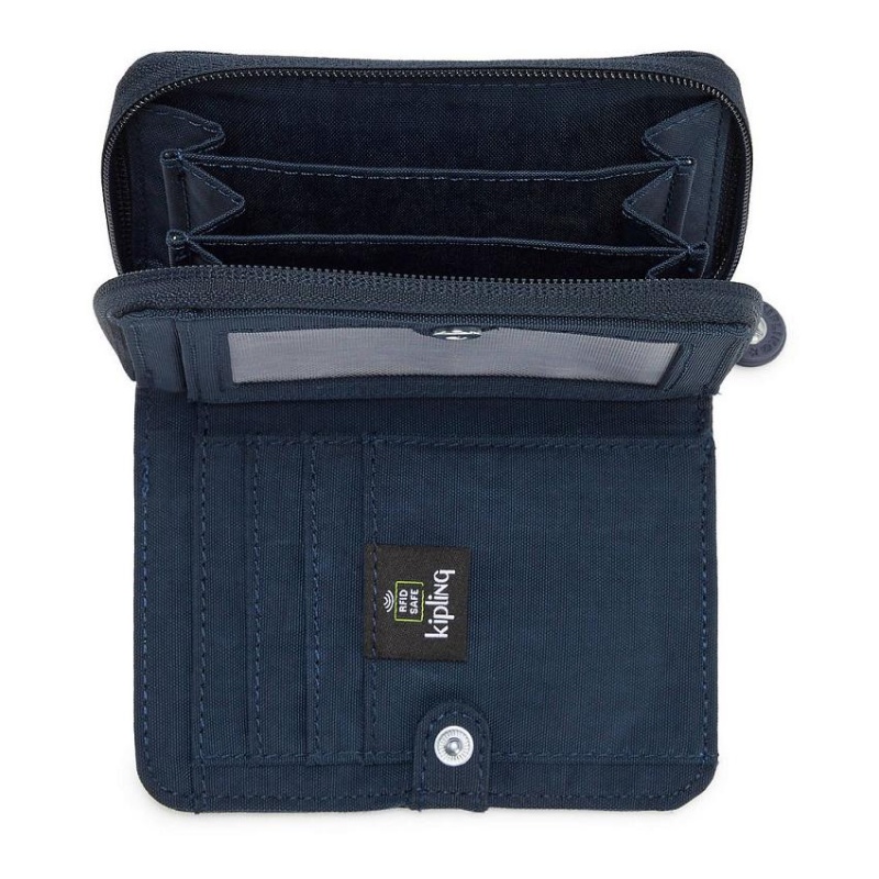 Dark Blue Kipling Money Love Wallets | UAE-K1190R