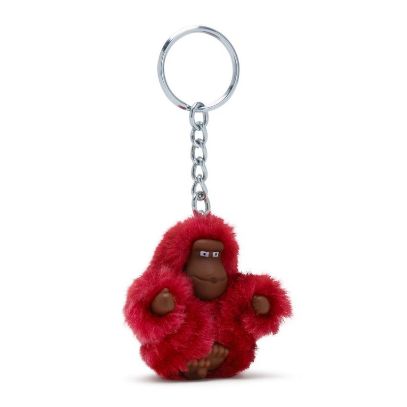 Dark Red Kipling Sven Extra Small Keychains | UAE-K1065Q