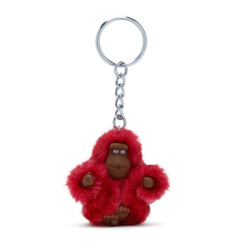 Dark Red Kipling Sven Extra Small Keychains | UAE-K1065Q