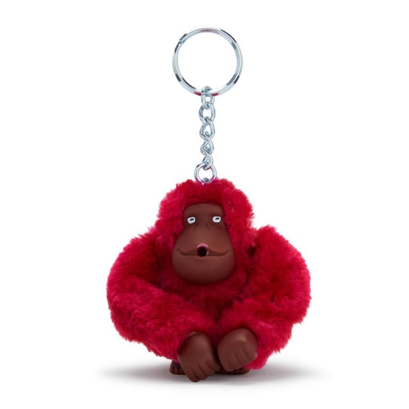 Dark Red Kipling Sven Keychains | UAE-K1035U