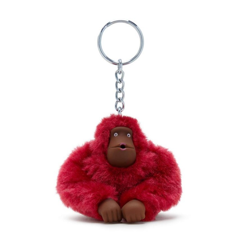 Dark Red Kipling Sven Small Keychains | UAE-K1083S