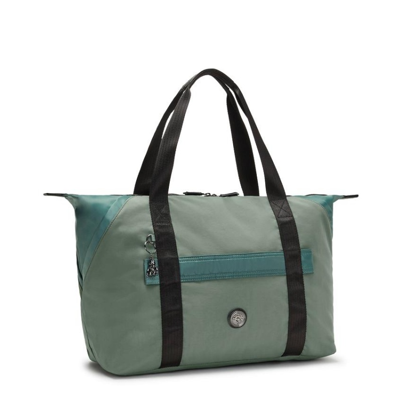 Green Kipling Art Medium Duffle Bags | UAE-K2015N