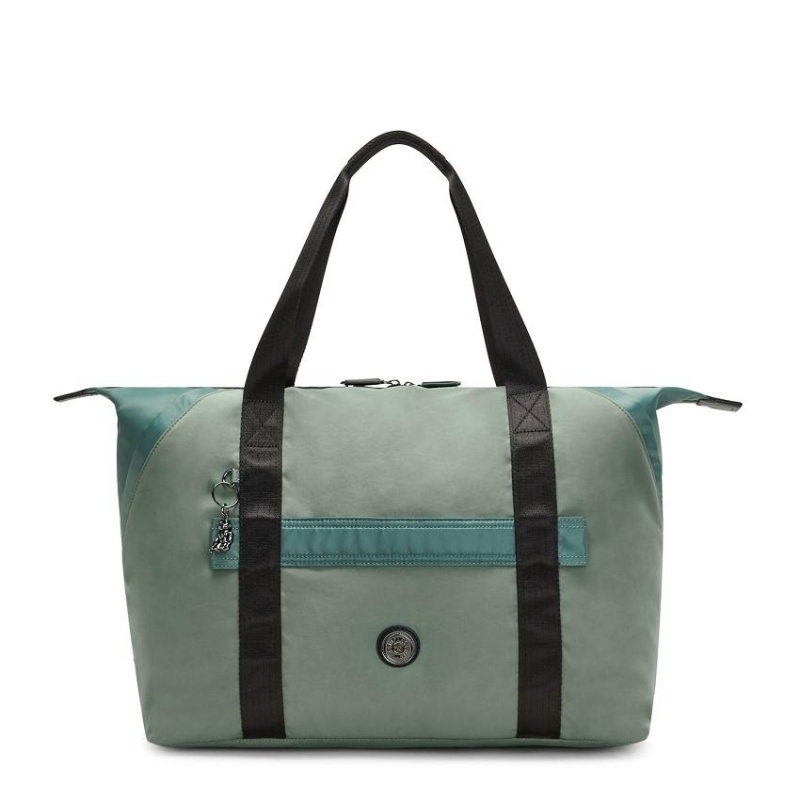 Green Kipling Art Medium Duffle Bags | UAE-K2015N