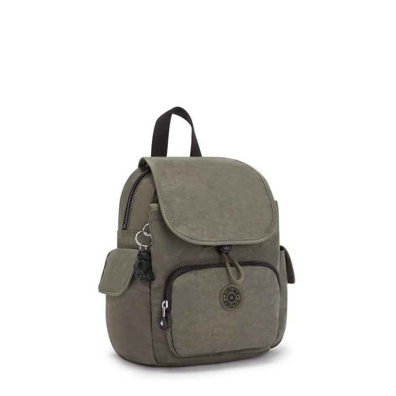 Green Kipling City Pack Mini Fashion Backpacks | UAE-K1207E