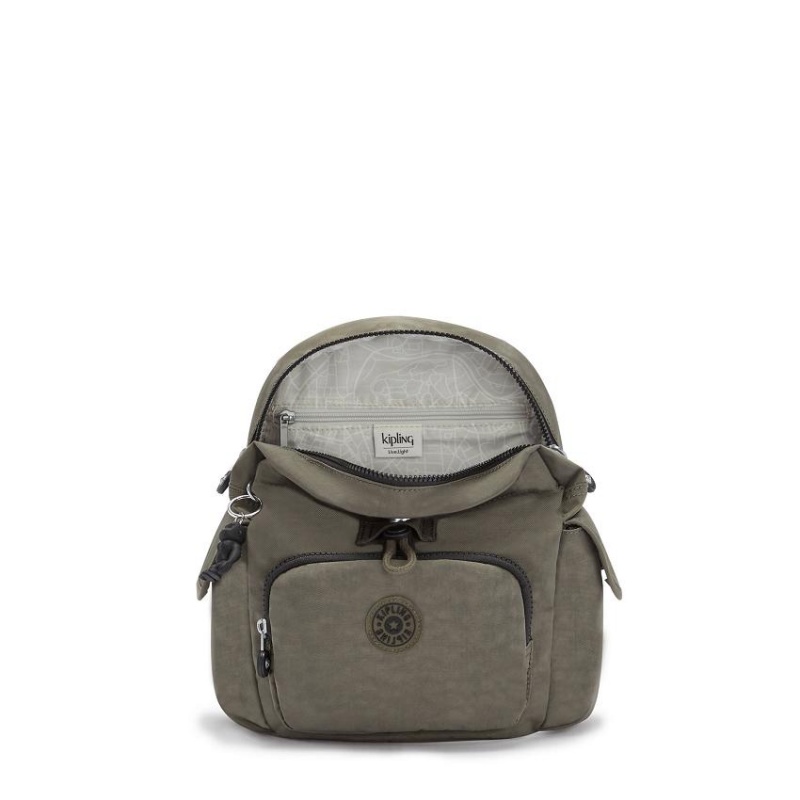 Green Kipling City Pack Mini Fashion Backpacks | UAE-K1207E