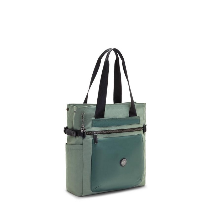 Green Kipling Faiza Laptop Totes | UAE-K1711N