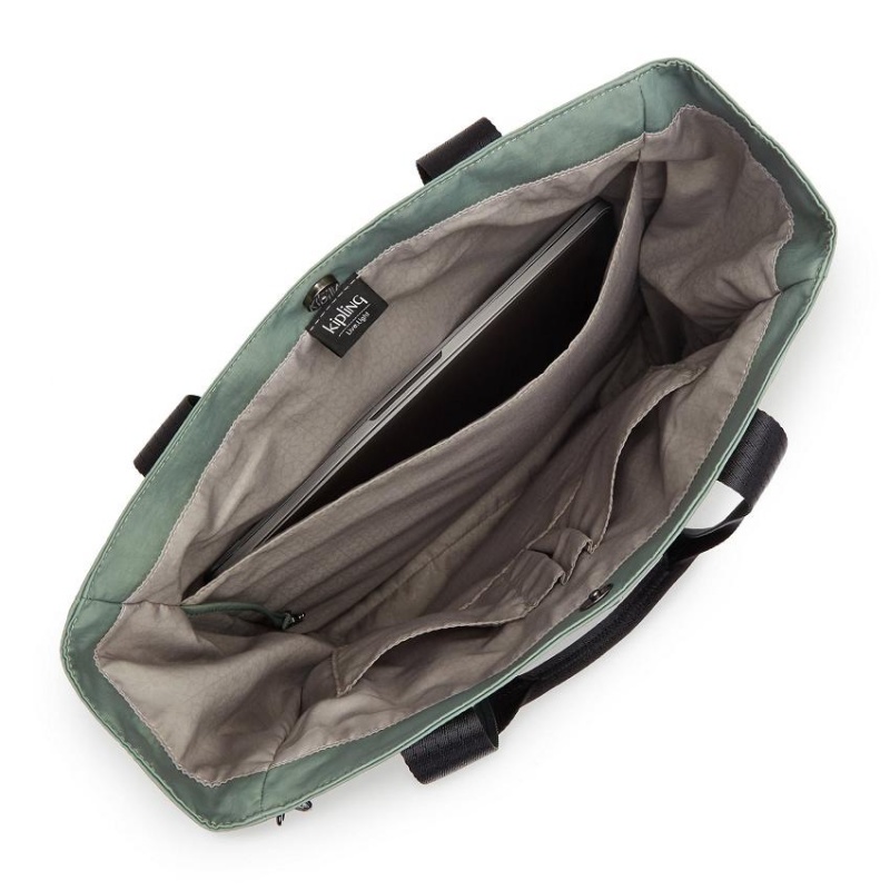 Green Kipling Faiza Laptop Totes | UAE-K1711N