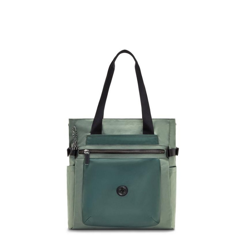 Green Kipling Faiza Laptop Totes | UAE-K1711N