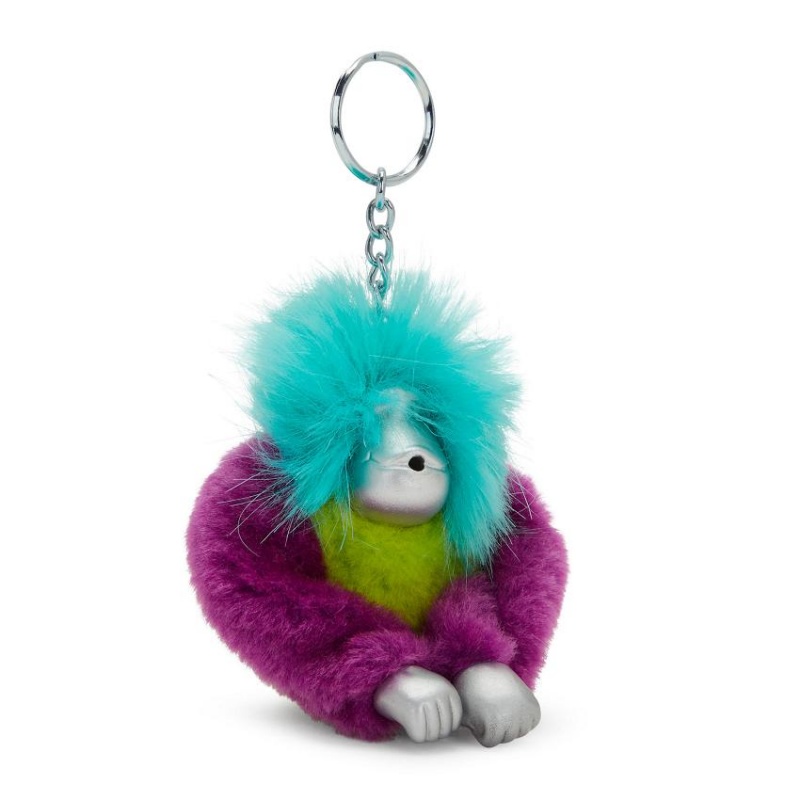 Green Kipling Fun Hair Sven Keychains | UAE-K1018I