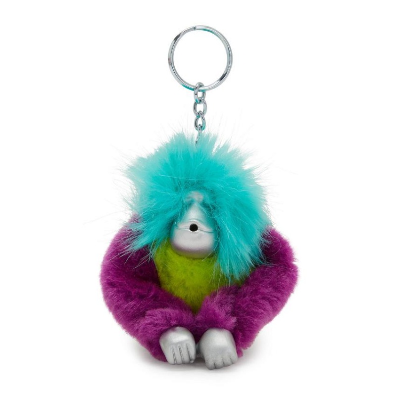 Green Kipling Fun Hair Sven Keychains | UAE-K1018I