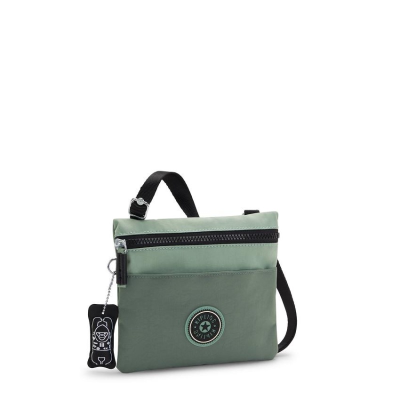 Green Kipling Gib Crossbody Bags | UAE-K1611S