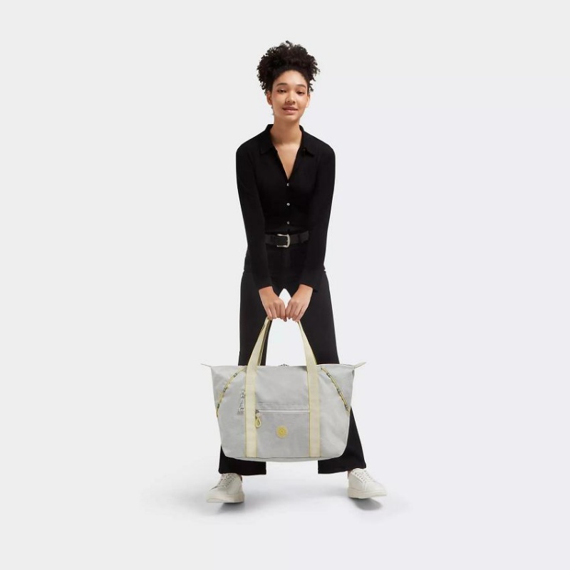 Grey Kipling Art Medium Tote Bags | UAE-K1742A