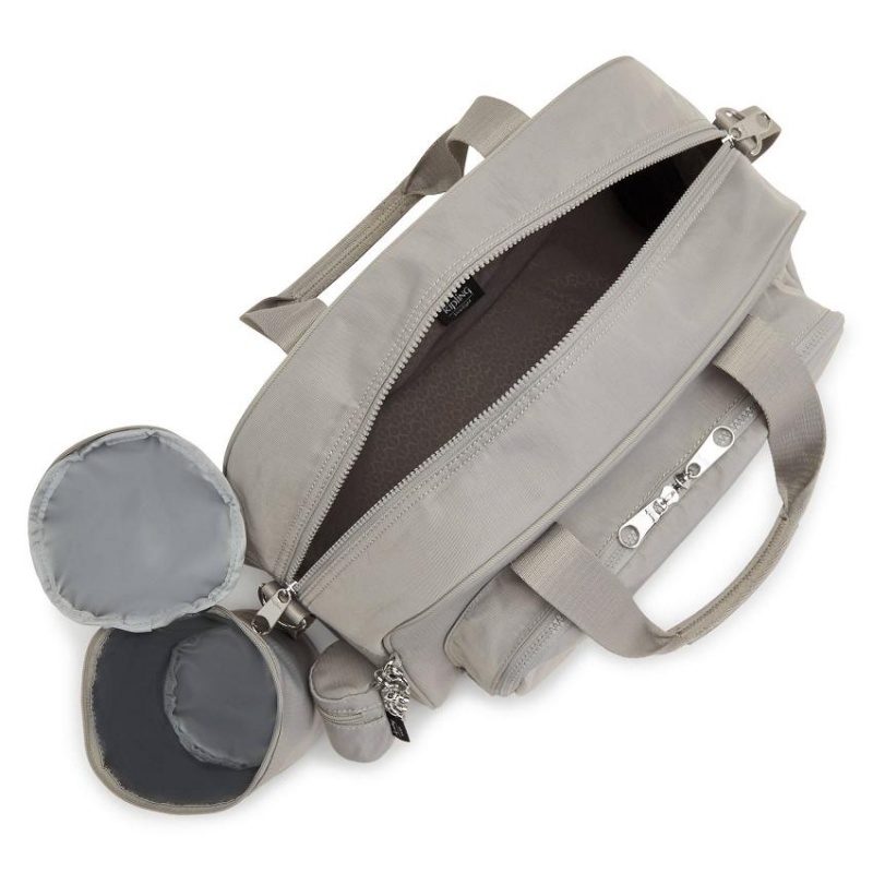 Grey Kipling Camama Shoulder Bags | UAE-K1930M