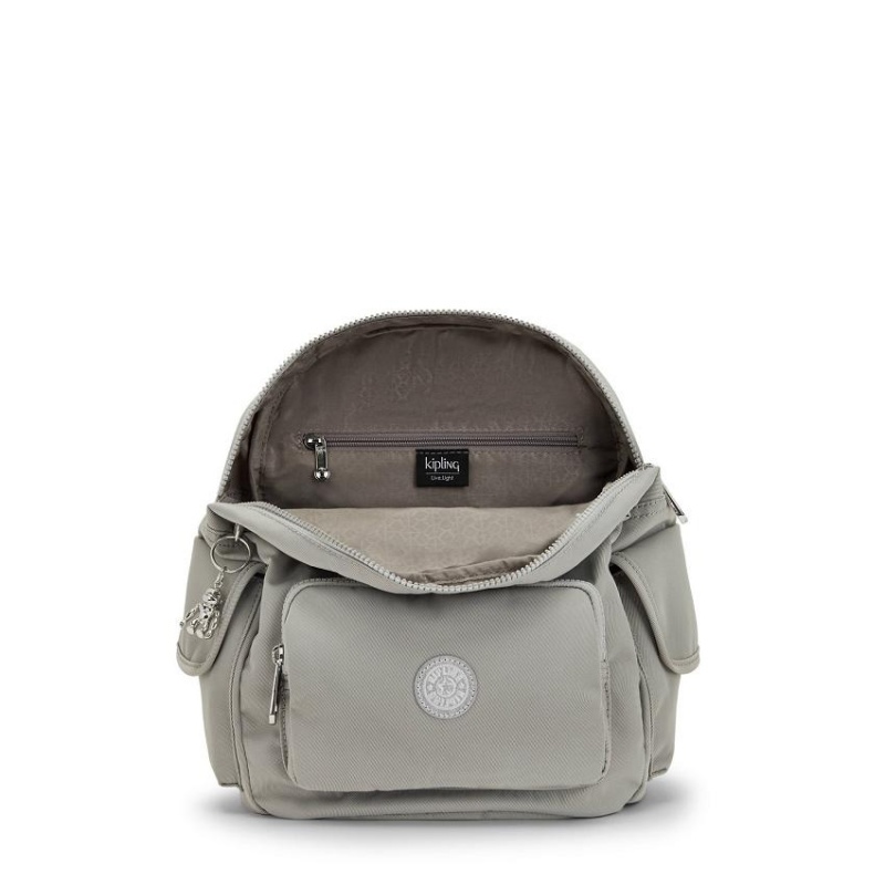 Grey Kipling City Pack Small Fashion Backpacks | UAE-K1219K