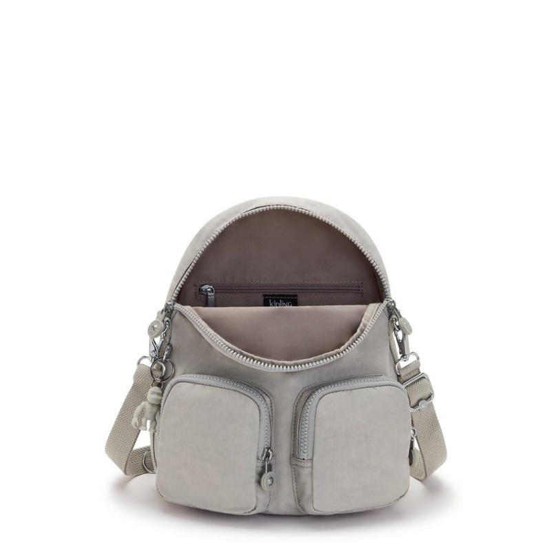 Grey Kipling Firefly Up Fashion Backpacks | UAE-K1277E