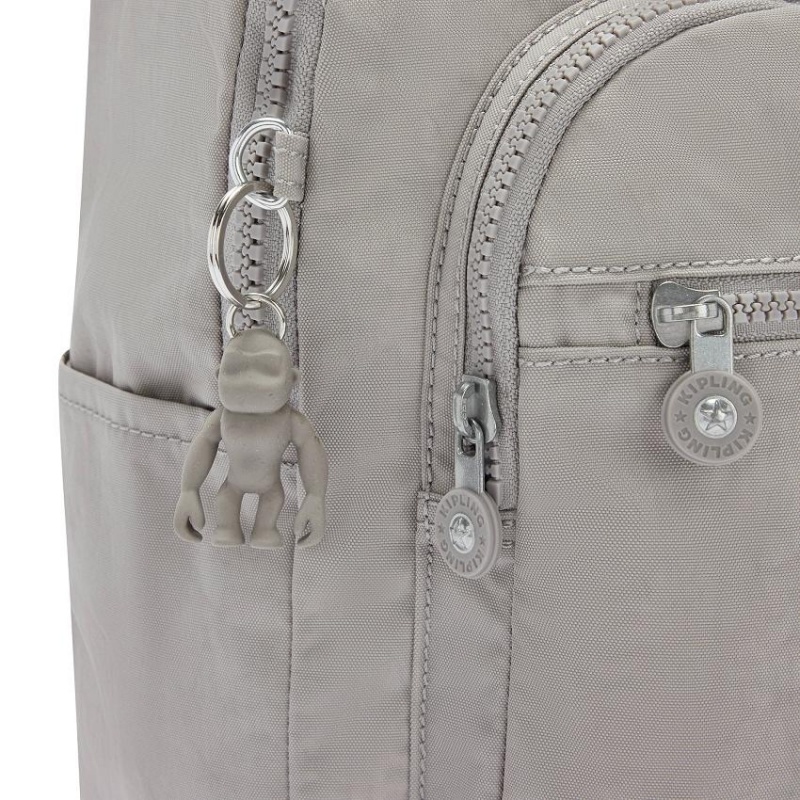 Grey Kipling Seoul Small Backpacks | UAE-K2197F