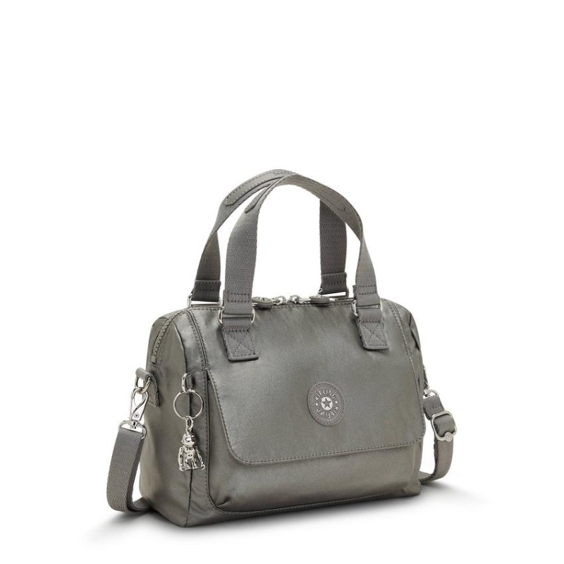 Grey Metal Kipling Zeva Crossbody Bags | UAE-K1706C