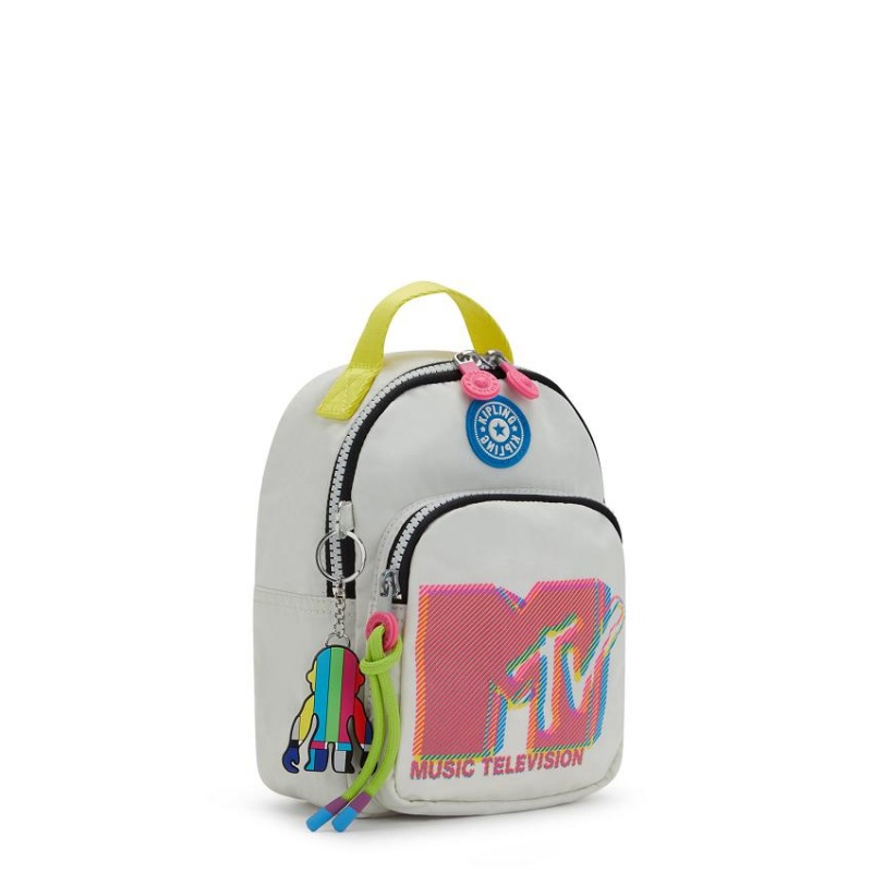 Grey Pink Kipling Alber Fashion Backpacks | UAE-K1195O