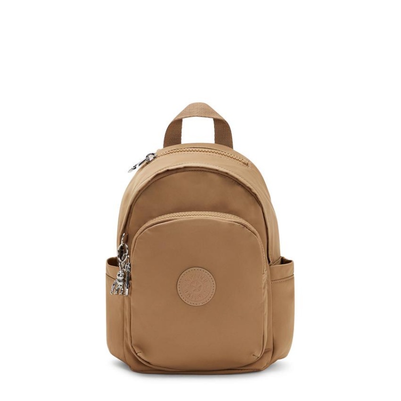 Khaki Kipling Delia Mini Fashion Backpacks | UAE-K1265Z