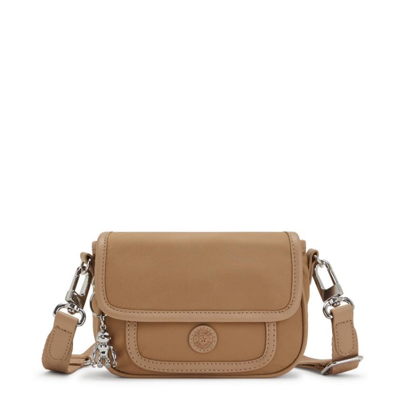 Khaki Kipling Inaki Small Crossbody Bags | UAE-K1617Z