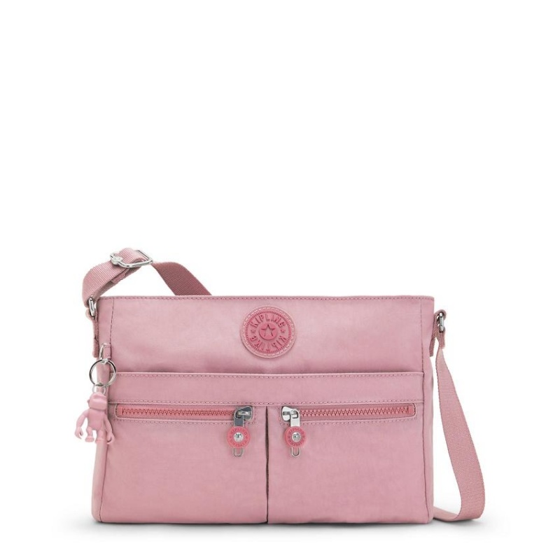 Lavender Pink Kipling New Angie Crossbody Bags | UAE-K1657H