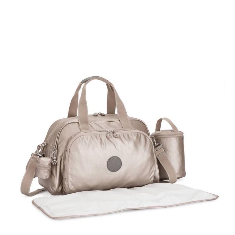 Metal Kipling Camama Metallic Handbags | UAE-K1808Y