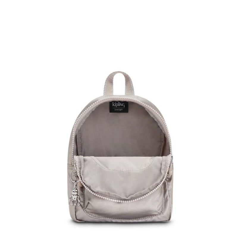 Metal Kipling Curtis Compact Metallic Backpacks | UAE-K1361S