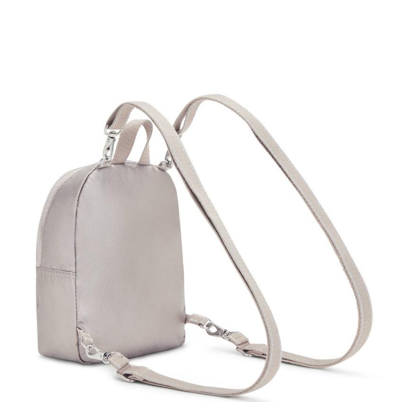 Metal Kipling Curtis Compact Metallic Backpacks | UAE-K1361S