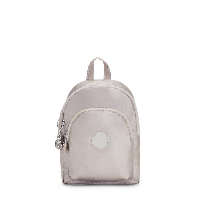 Metal Kipling Curtis Compact Metallic Backpacks | UAE-K1361S