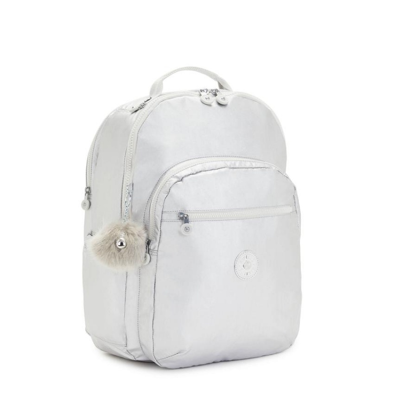 Metal Kipling Seoul Extra Large Metallic Backpacks | UAE-K1366R