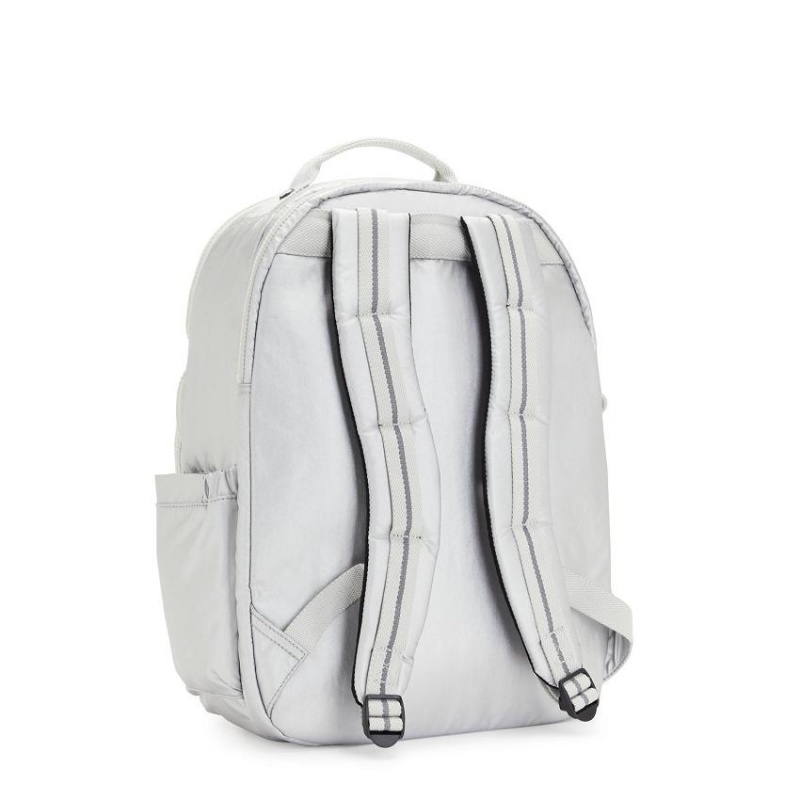 Metal Kipling Seoul Extra Large Metallic Backpacks | UAE-K1366R