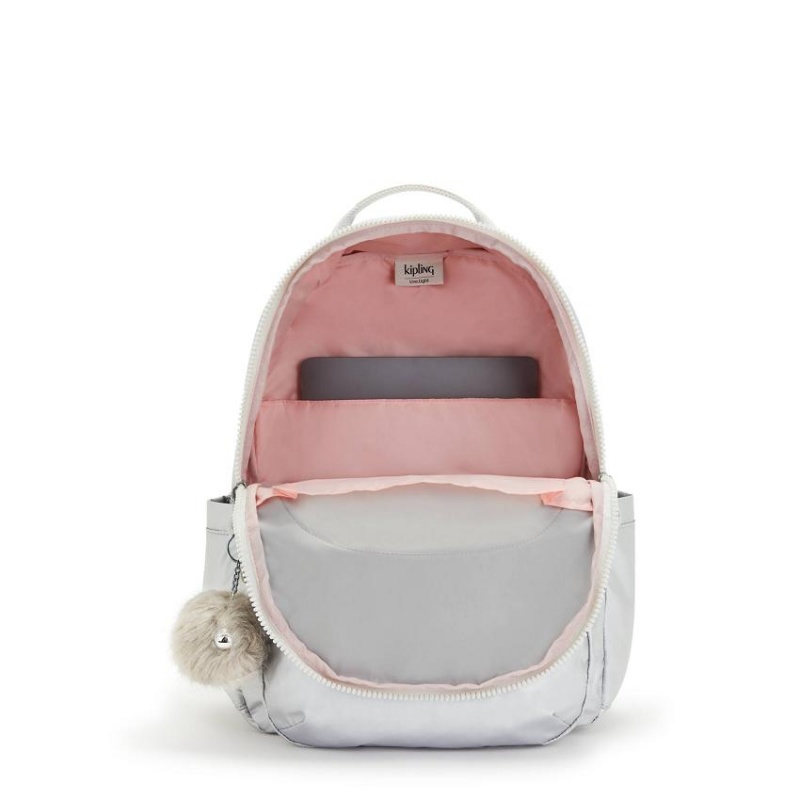 Metal Kipling Seoul Large Backpacks | UAE-K2181S