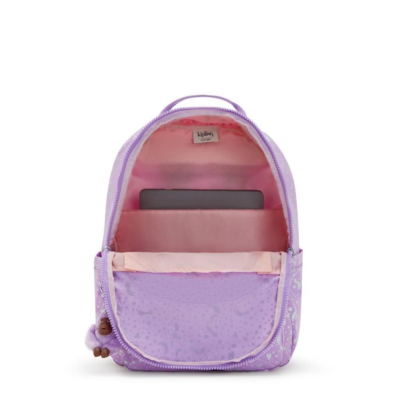 Metal Kipling Seoul Large Laptop Backpacks | UAE-K1341T