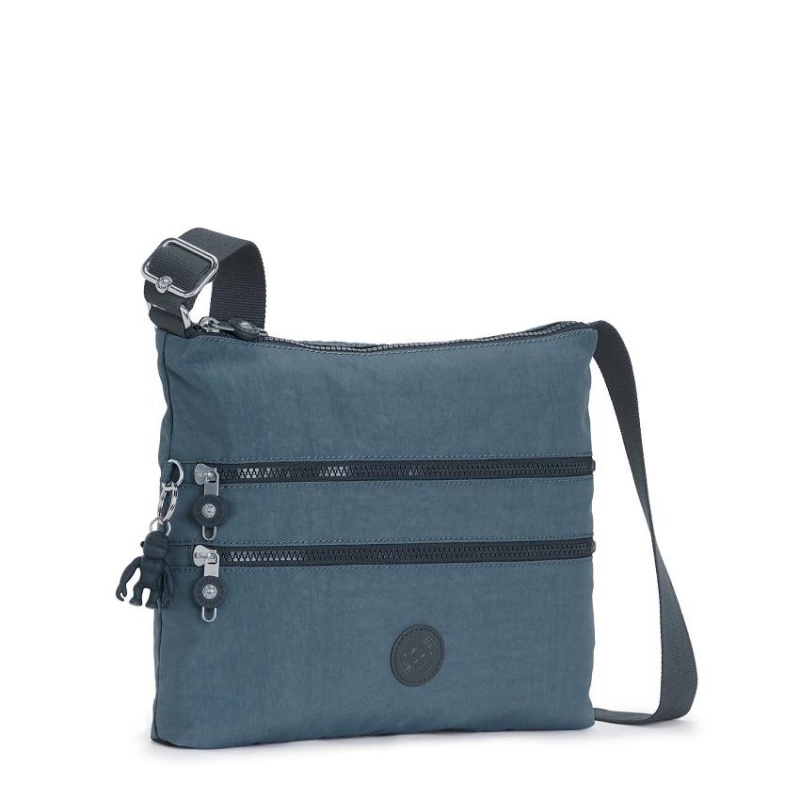 Navy Grey Kipling Alvar Crossbody Bags | UAE-K1488B