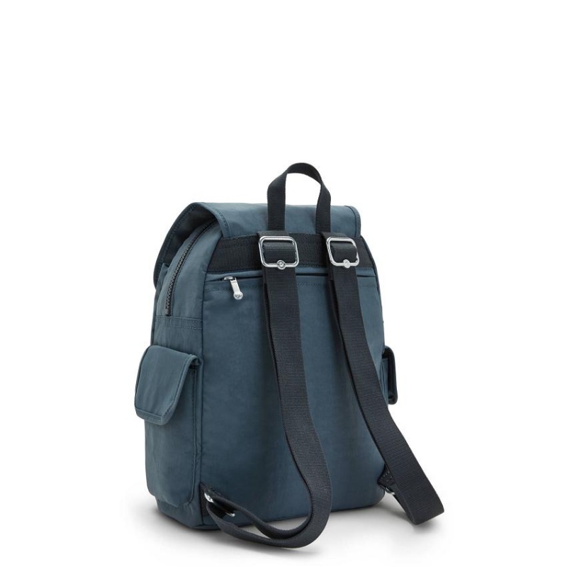 Navy Grey Kipling City Pack Small Fashion Backpacks | UAE-K1222C