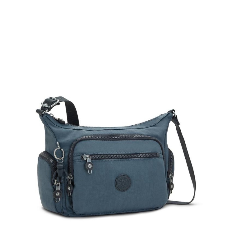 Navy Grey Kipling Gabbie Small Crossbody Bags | UAE-K1590I